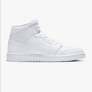 Air Jordan 1 Mid Shoe “White”